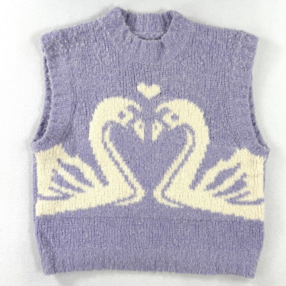 Arthur Apparel Swan Lake Heart Vest Size 6 Womens‎